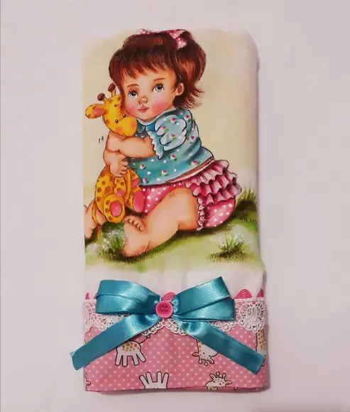 Fralda Passeio-Menina e Girrafinha