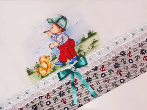 Fralda Passeio-Menino e Bolha de Sabão