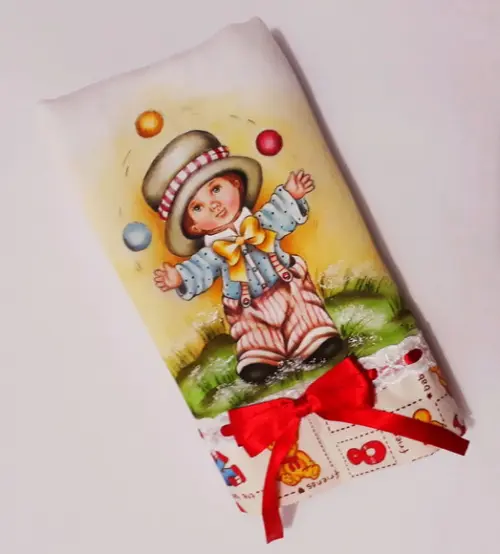 Fralda Passeio-menino Palhacinho