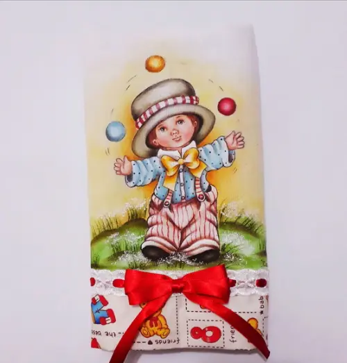 Fralda Passeio-menino Palhacinho