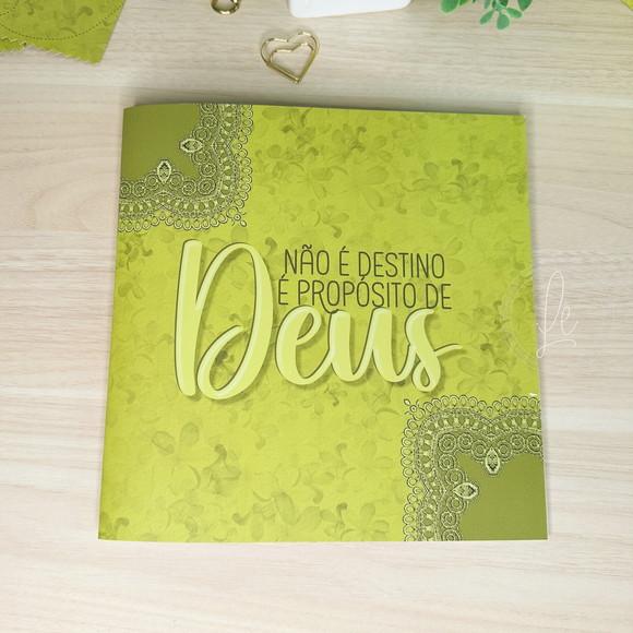 Álbum de Figurinhas Casal Namorados Noivos Proposito de Deus