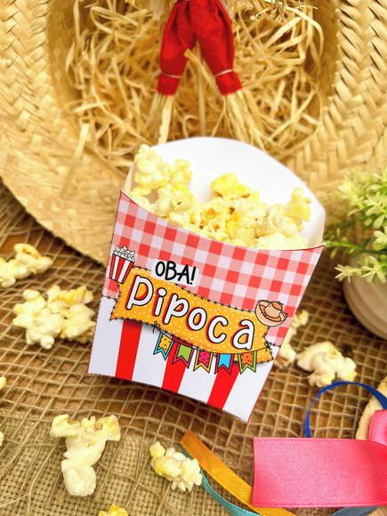 Cachepô para Pipoca Festa Junina