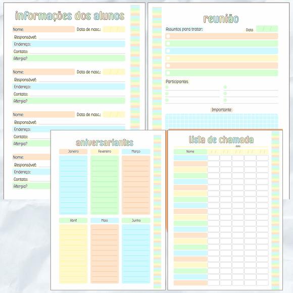 Caderno Planner Ministério Infantil para Lideres