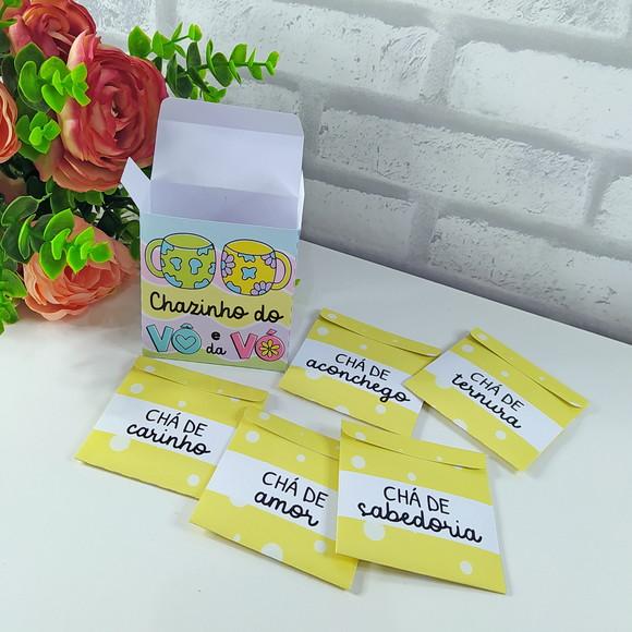 Caixa e Envelopes para Cha Dia do Avós