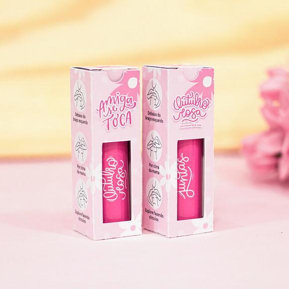 Caixa e Rótulo para Hidratante Outubro Rosa