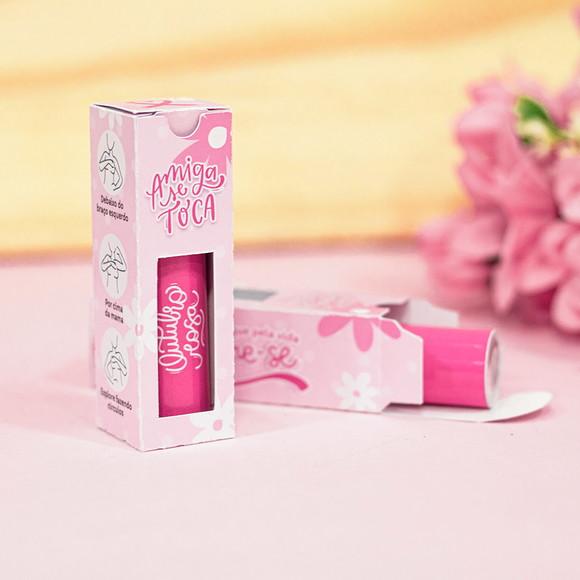 Caixa e Rótulo para Hidratante Outubro Rosa