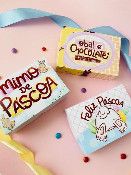 Caixa Versátil 6 Docinhos Pascoa