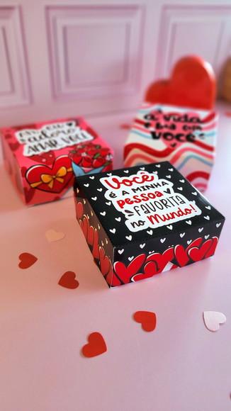 Caixa Versatil Bonbon Chocolate Brownie Dia dos Namorados