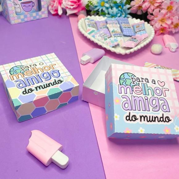 Caixa Versatil com Frase Dia do Amigo