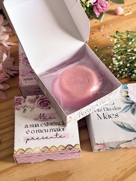 Caixa Versatil Dia das Mães Floral com Frases