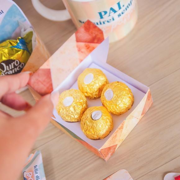 Caixa Versátil Dia dos Pais, Ideal Docinhos, Sabonete