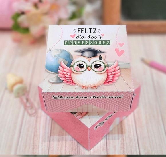 Caixa Versátil Lembrancinha Dia dos Professores