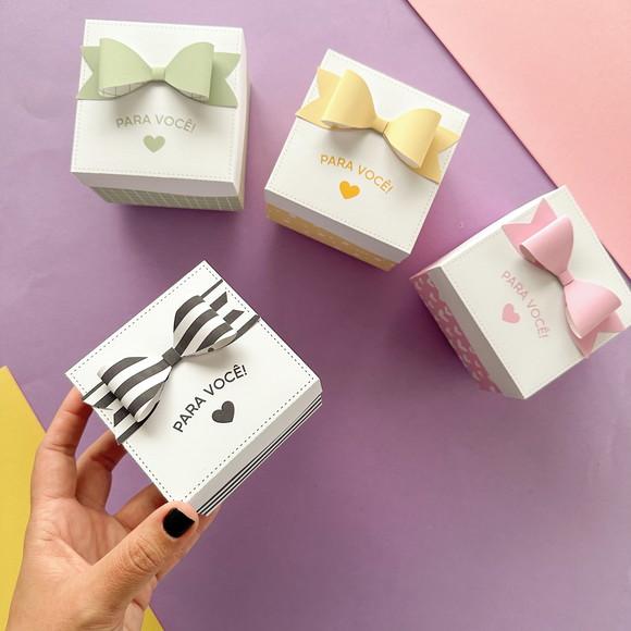 Caixa Versátil para Presente Sabonete ou Bombons