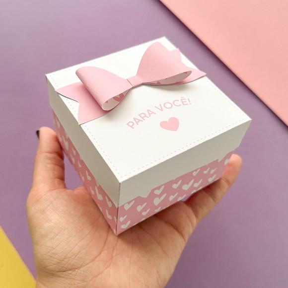 Caixa Versátil para Presente Sabonete ou Bombons