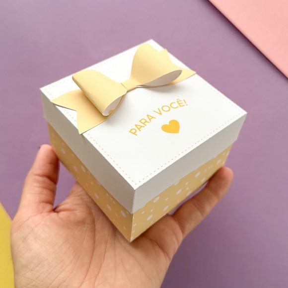 Caixa Versátil para Presente Sabonete ou Bombons
