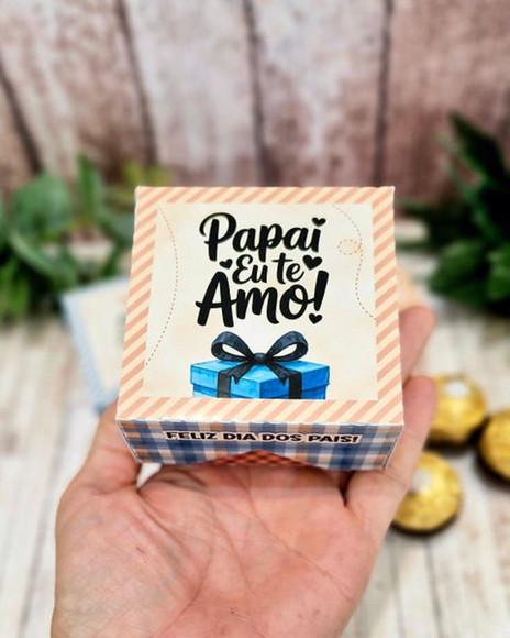 Caixa Versátil Porta Bombons Dia dos Pais