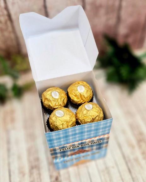 Caixa Versátil Porta Bombons Dia dos Pais