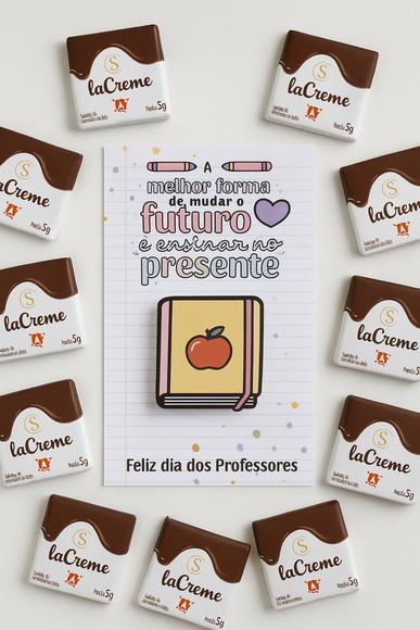 Cartão e Rotulo para Chocolate Dia dos Professores