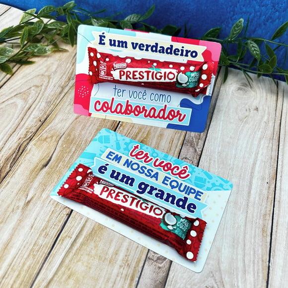 Cartão para Chocolate Prestigio Dia do Trabalhador