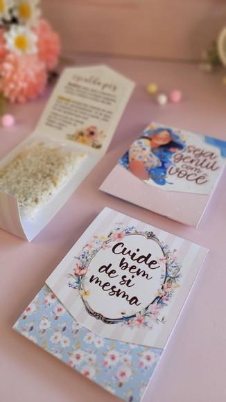 Envelope para Escalda Pés Dia da Mulher