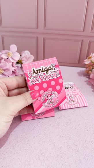 Envelope para Escalda Pés Outubro Rosa