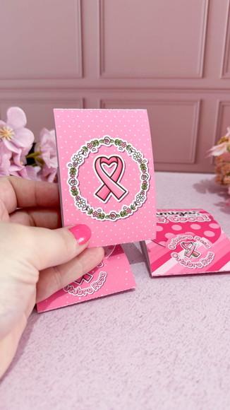 Envelope para Escalda Pés Outubro Rosa