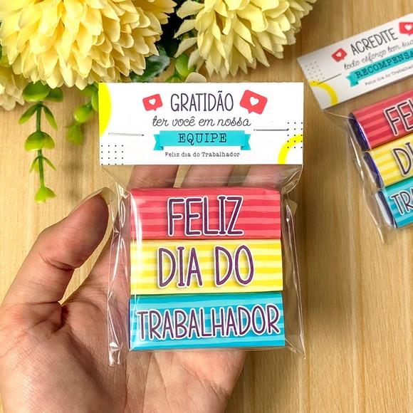Lapela e Rotulo para Bis Dia do Trabalhador