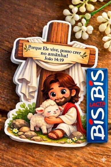 Porta Bis Pascoa com Jesus