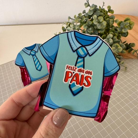 Porta Bombom Camisa Dia dos Pais