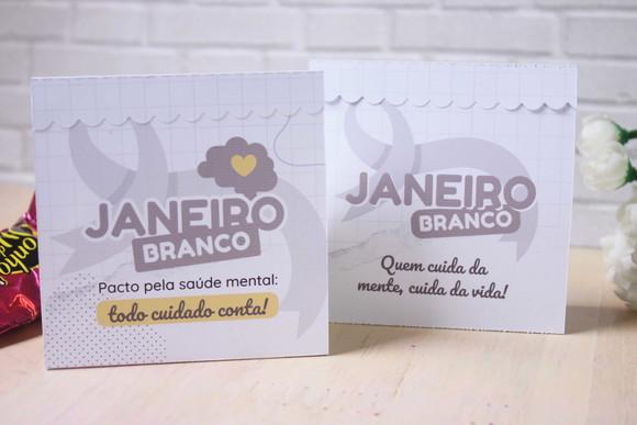 Porta Bombom Janeiro Branco Dia do Psicólogo