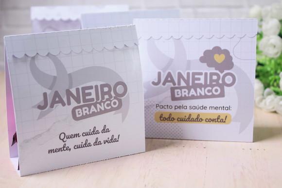 Porta Bombom Janeiro Branco Dia do Psicólogo