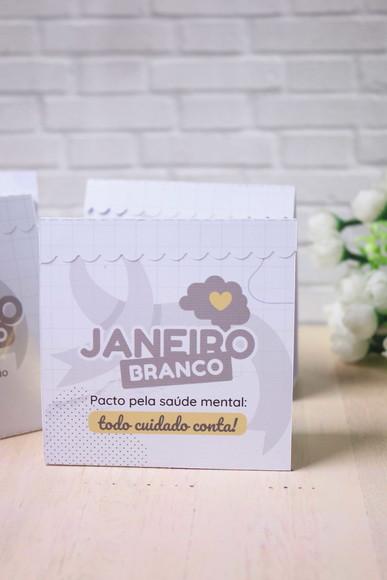 Porta Bombom Janeiro Branco Dia do Psicólogo