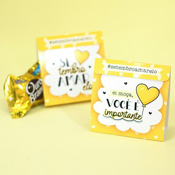 Porta Bombom Setembro Amarelo
