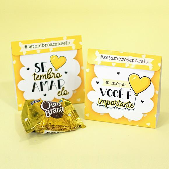 Porta Bombom Setembro Amarelo
