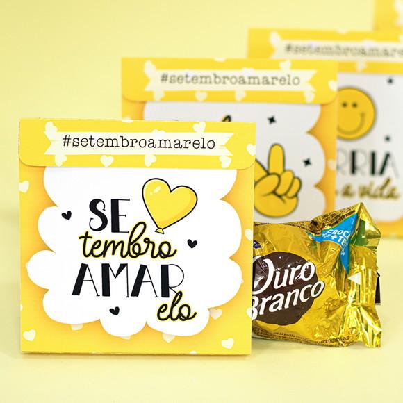 Porta Bombom Setembro Amarelo