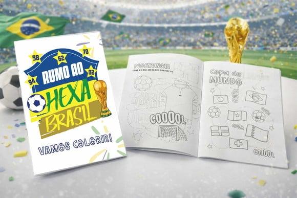 Revistinha Colorir Rumo ao Hexa