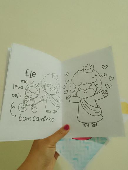 Revistinha Colorir com Desenhos de Jesus Dias das Crianças