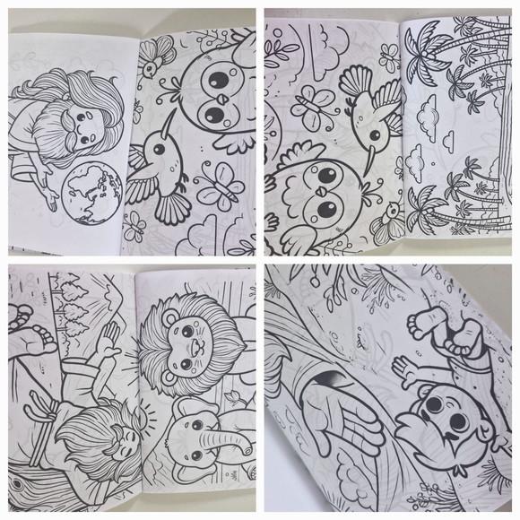 Revistinha Colorir Desenhos da Biblia: a Criação