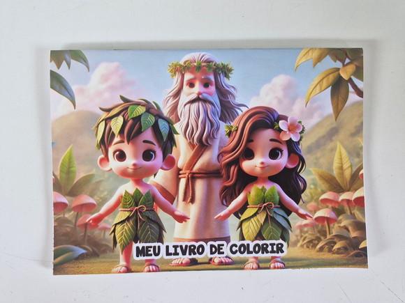 Revistinha Colorir Desenhos da Biblia: Adão e Eva
