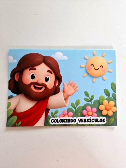 Revistinha Colorir Desenhos da Biblia: Versiculos