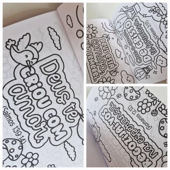 Revistinha Colorir Desenhos da Biblia: Versiculos
