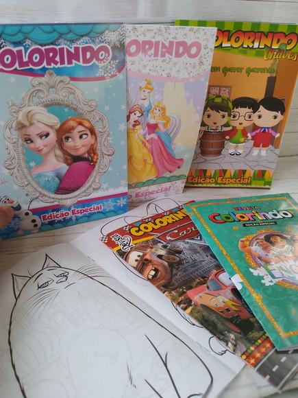 Revistinha para Colorir Personalizada Todas as Temáticas