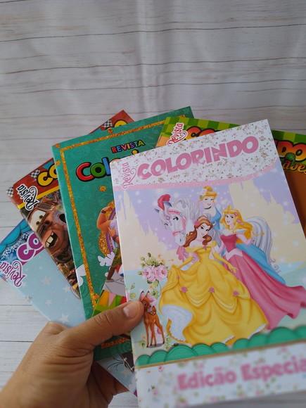 Revistinha para Colorir Personalizada Todas as Temáticas