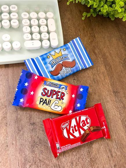 Rotulo Adesivo para Chocolate Dia dos Pais