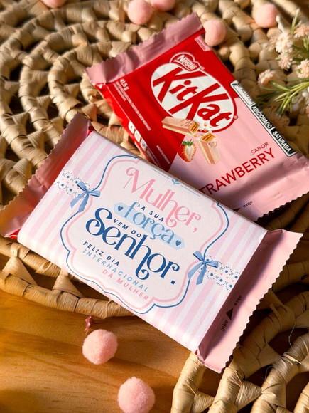 Rotulo para Chocolate Dia da Mulher