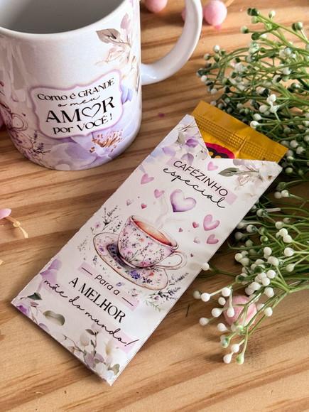 Envelope para Café Solúvel Dia das Mães