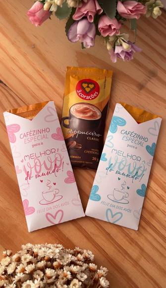 Envelope para Café Solúvel Dia dos Avós