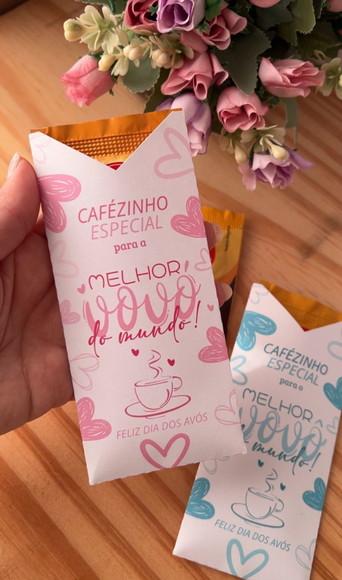Envelope para Café Solúvel Dia dos Avós
