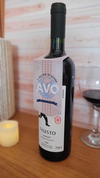 Tag Cartão para Garrafa de Vinho Dia dos Pais