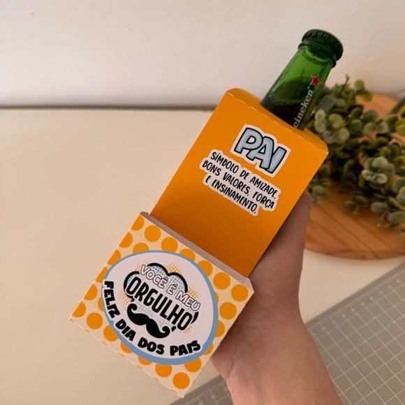 Tag Cartão para Garrafa Dia dos Pais